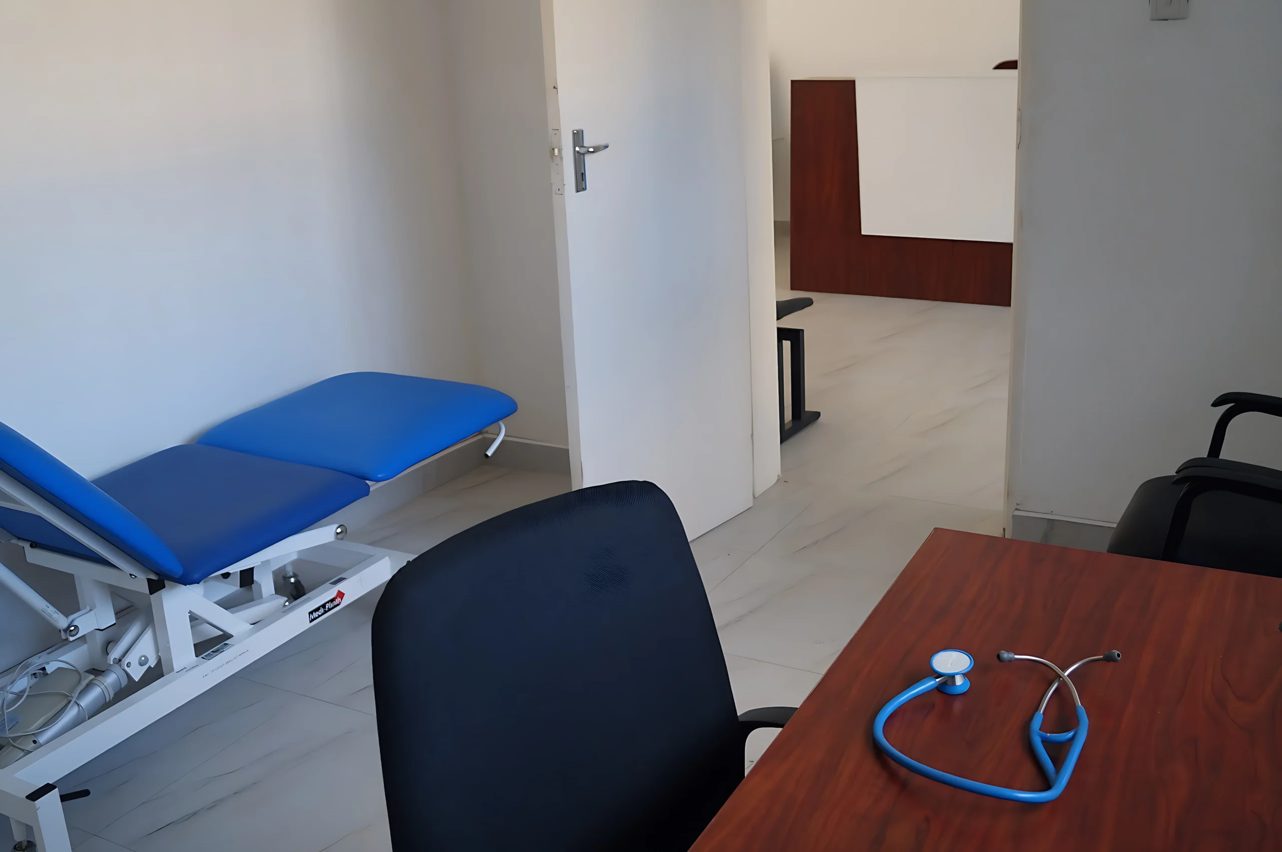 medical consultation room, Mutova medical centre consultations, Dr A Machinjike